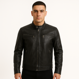 LA VESTE EN CUIR VINTAGE DRAEVEN