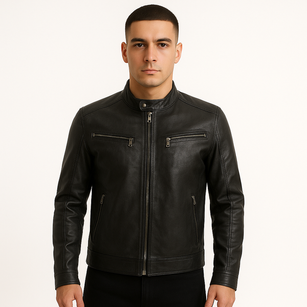 LA VESTE EN CUIR VINTAGE DRAEVEN