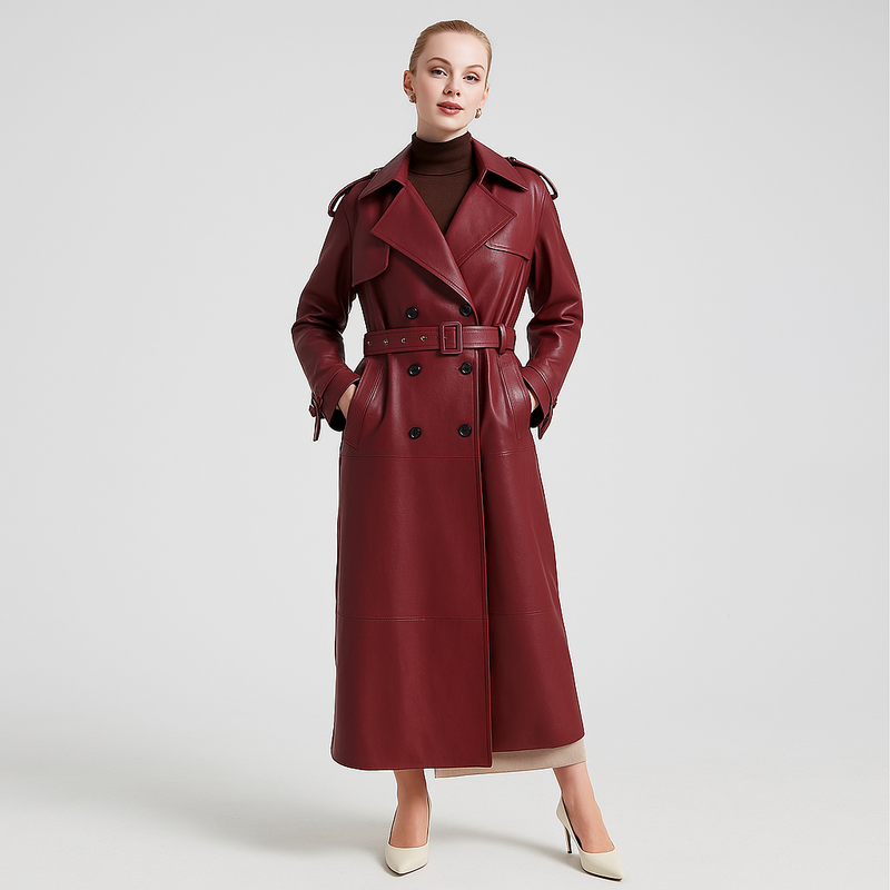 LE TRENCH EN CUIR VARELLE