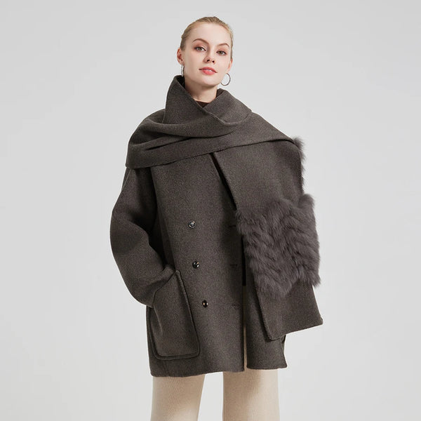 LE MANTEAU EN LAINE CACHEMIRE SEROVA