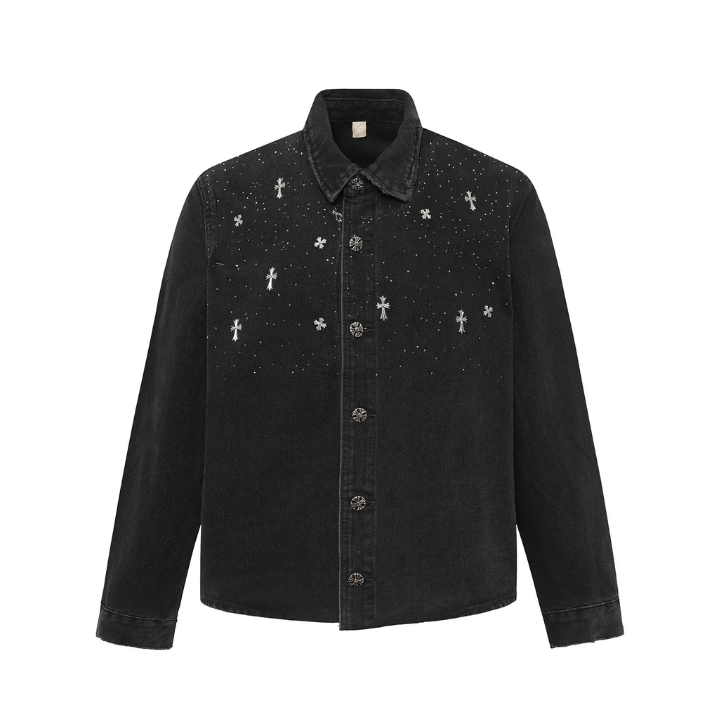 LA VESTE EN JEAN STARRY CROSS