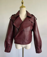 LA VESTE BOMBER EN CUIR VALENCIA
