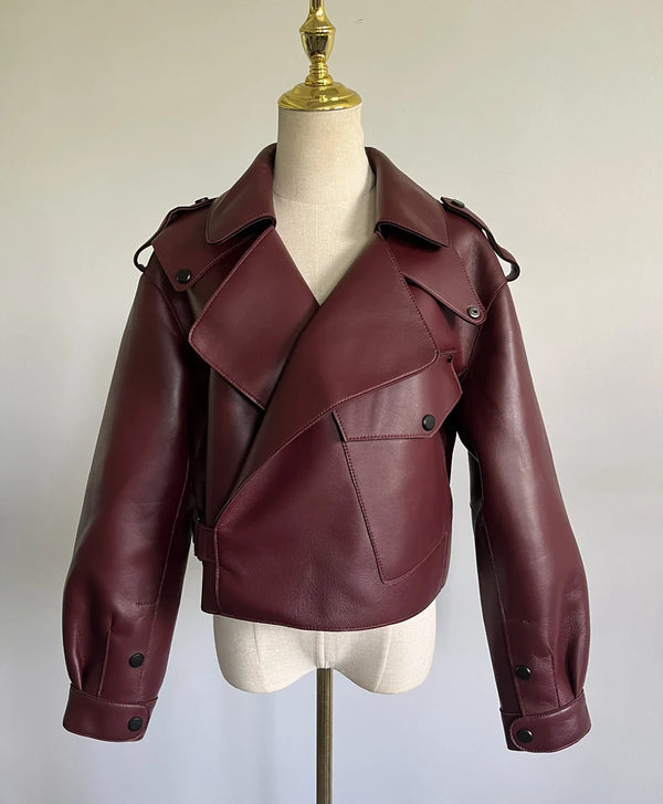LA VESTE BOMBER EN CUIR VALENCIA