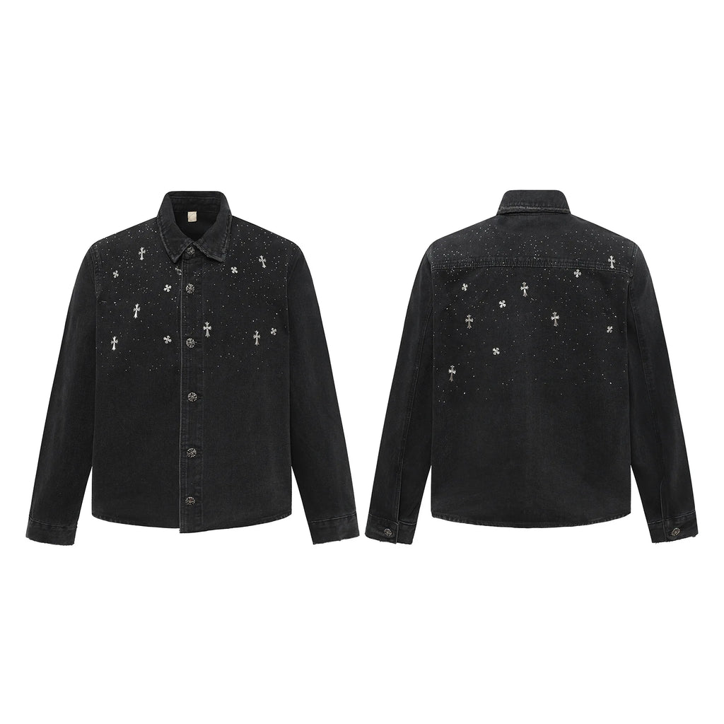 LA VESTE EN JEAN STARRY CROSS