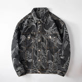 LA VESTE STREETWEAR À BRODERIE FLORALE