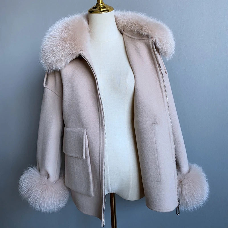 LA FOURRURE EN LAINE DE CACHEMIRE EVALENE