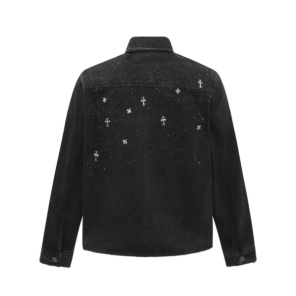 LA VESTE EN JEAN STARRY CROSS