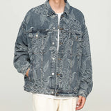 LA VESTE STREETWEAR À BRODERIE FLORALE