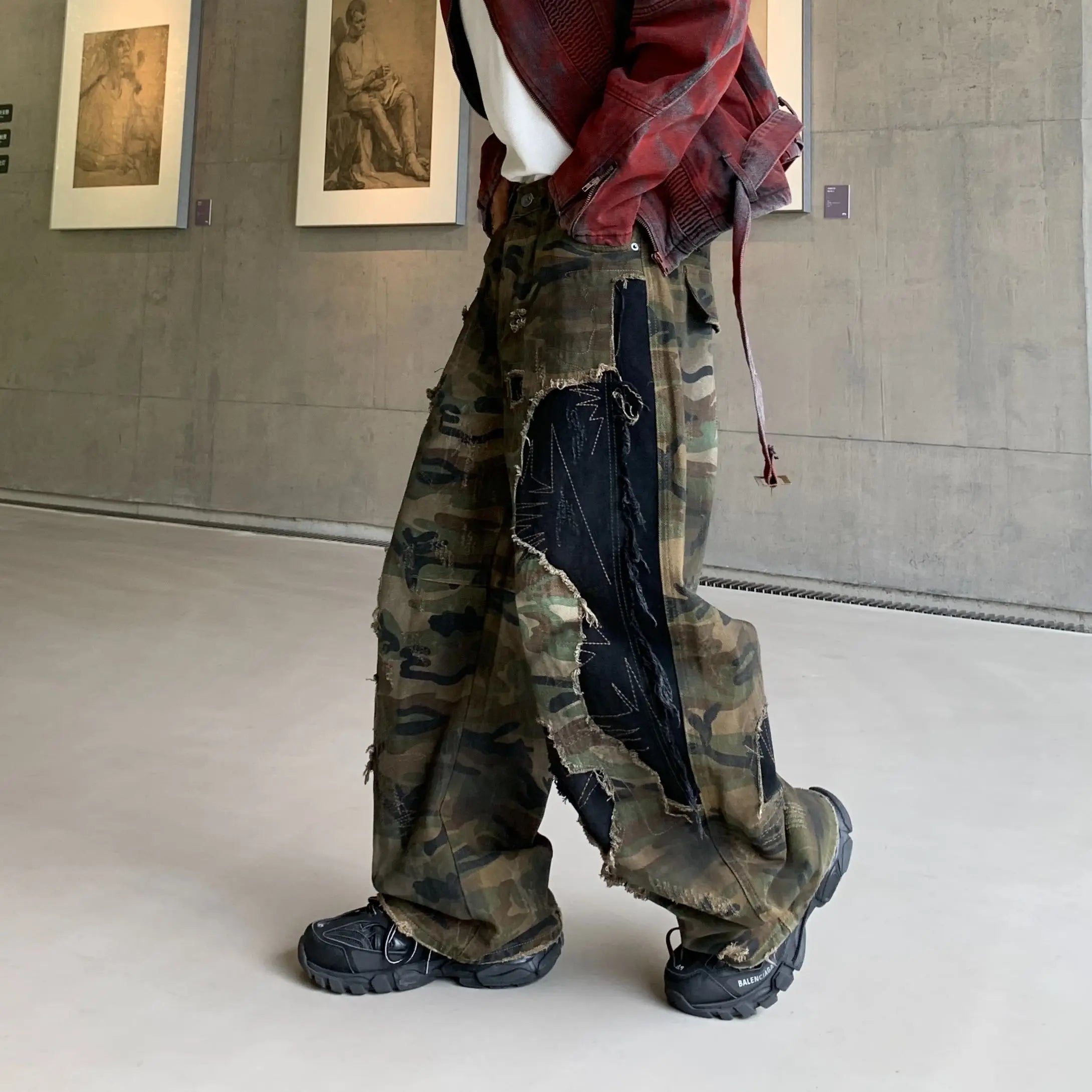 LE DENIM PATCHWORK CAMOUFLAGE HAVOC