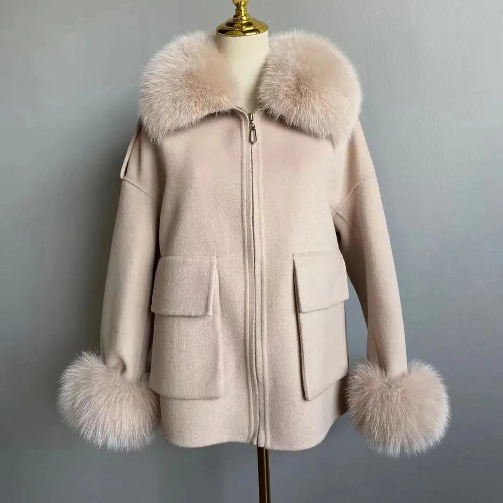 LA FOURRURE EN LAINE DE CACHEMIRE EVALENE