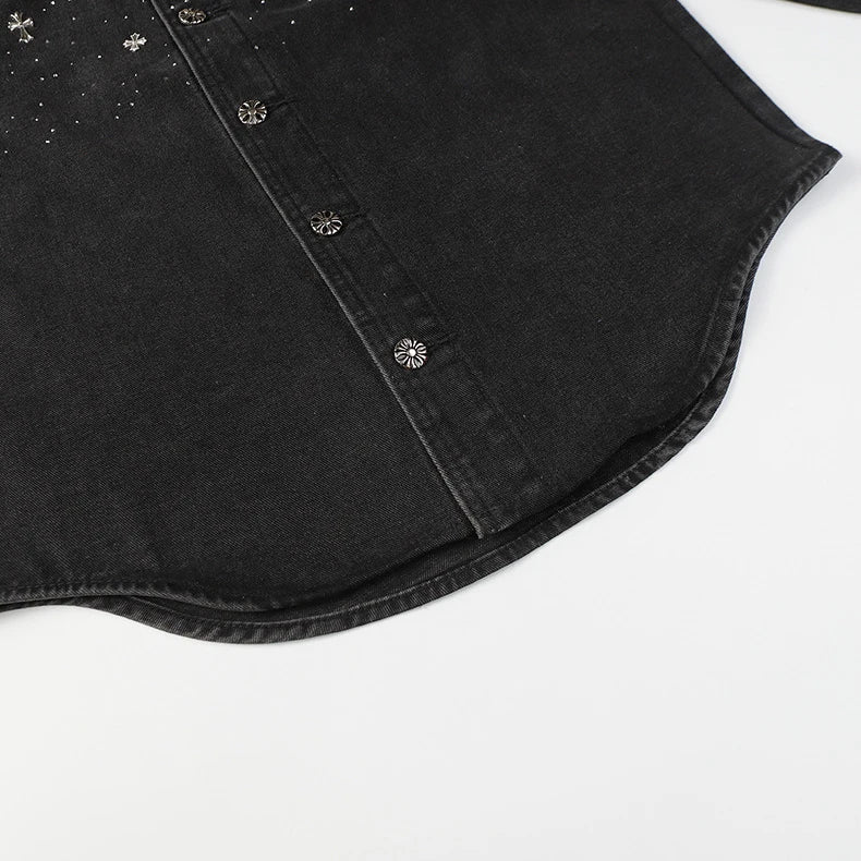 LA VESTE EN JEAN STARRY CROSS
