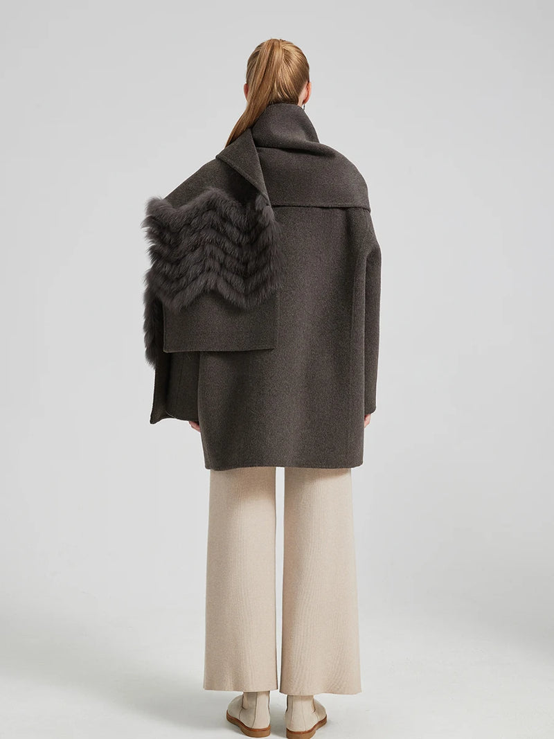 LE MANTEAU EN LAINE CACHEMIRE SEROVA