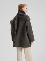 LE MANTEAU EN LAINE CACHEMIRE SEROVA