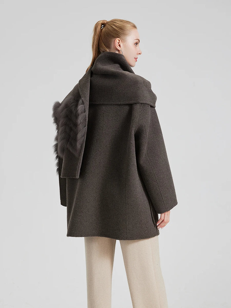 LE MANTEAU EN LAINE CACHEMIRE SEROVA