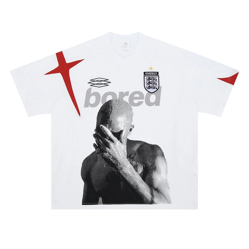 LE T-SHIRT STREETWEAR COL V PATCHWORK