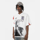 LE T-SHIRT STREETWEAR COL V PATCHWORK