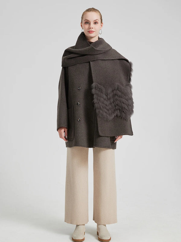 LE MANTEAU EN LAINE CACHEMIRE SEROVA
