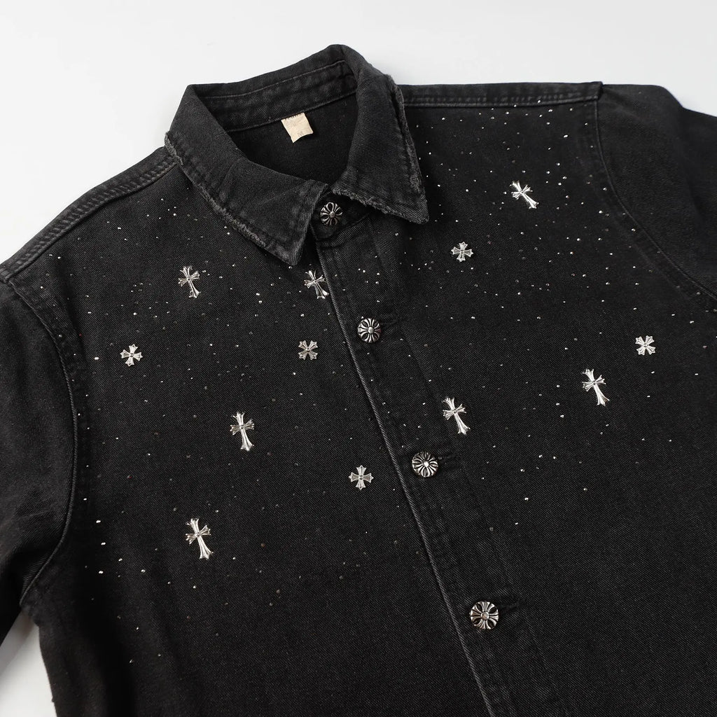 LA VESTE EN JEAN STARRY CROSS