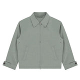 LA VESTE STREETWEAR À CARREAUX BV AVEC ZIP AU DOS