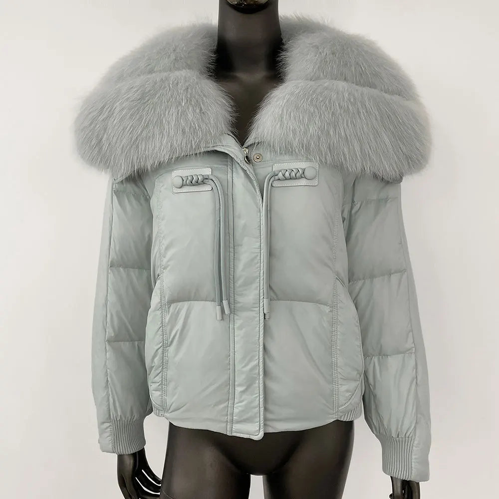 LE MANTEAU D'HIVER EN FOURRURE DE RENARD ALVARA