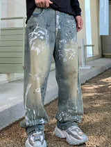 Jean baggy graffiti années 2000