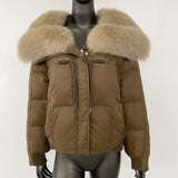 LE MANTEAU D'HIVER EN FOURRURE DE RENARD ALVARA