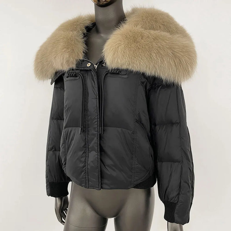 LE MANTEAU D'HIVER EN FOURRURE DE RENARD ALVARA