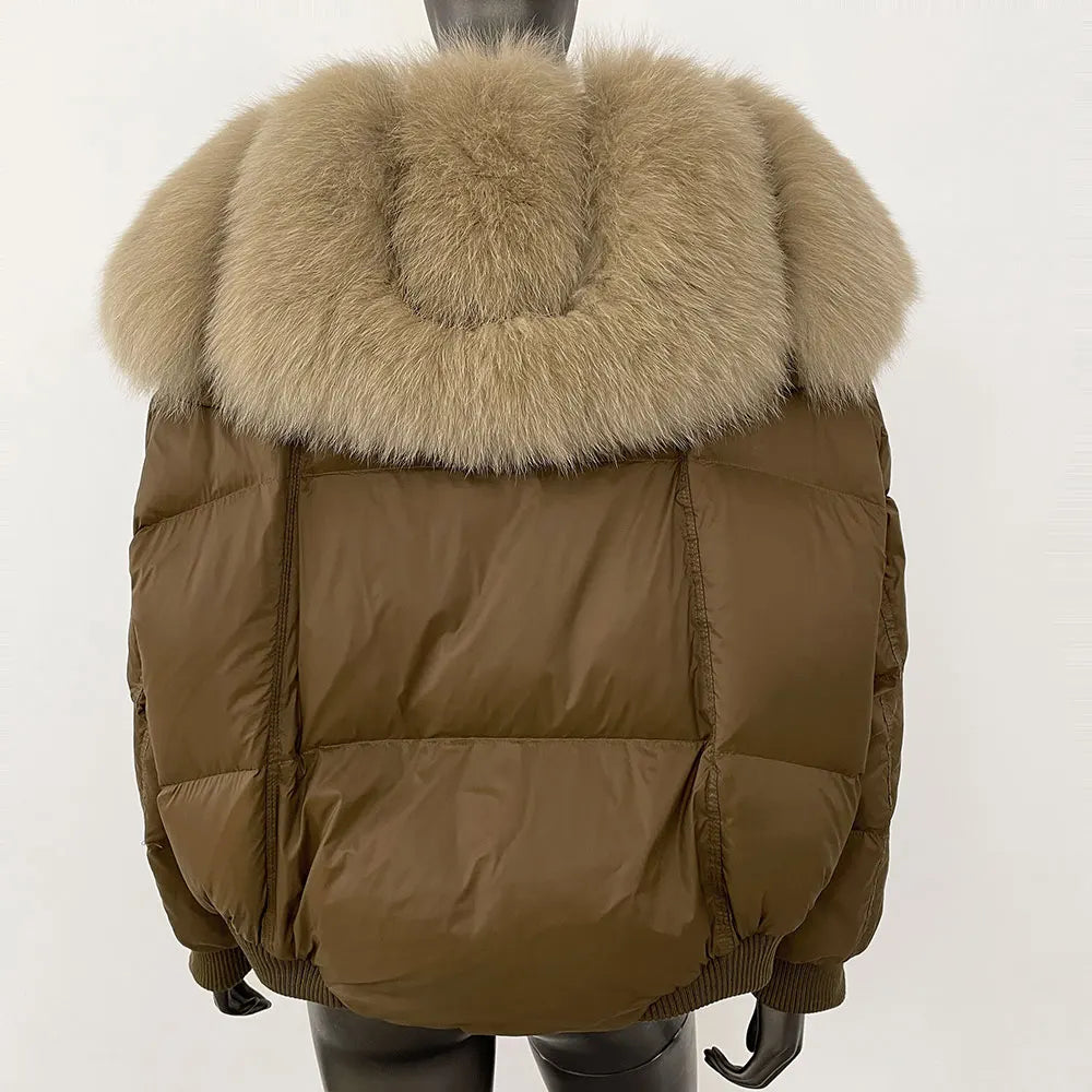 LE MANTEAU D'HIVER EN FOURRURE DE RENARD ALVARA