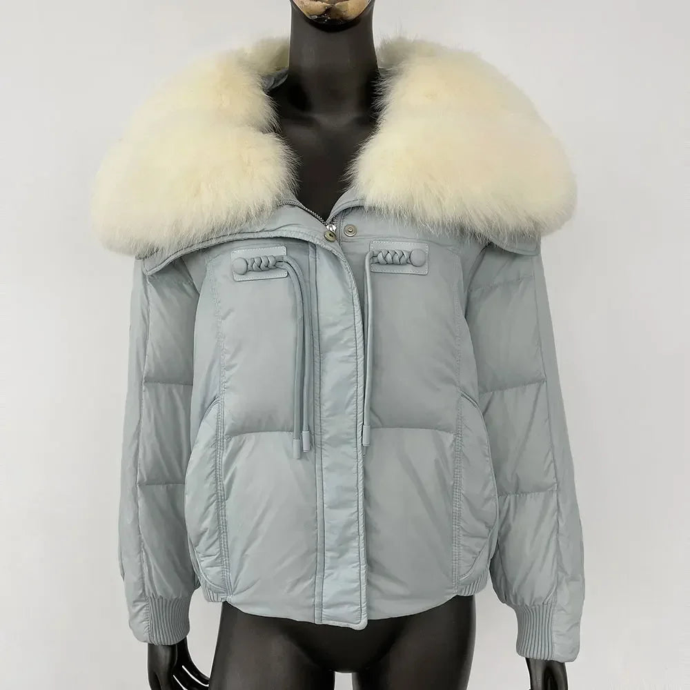 LE MANTEAU D'HIVER EN FOURRURE DE RENARD ALVARA