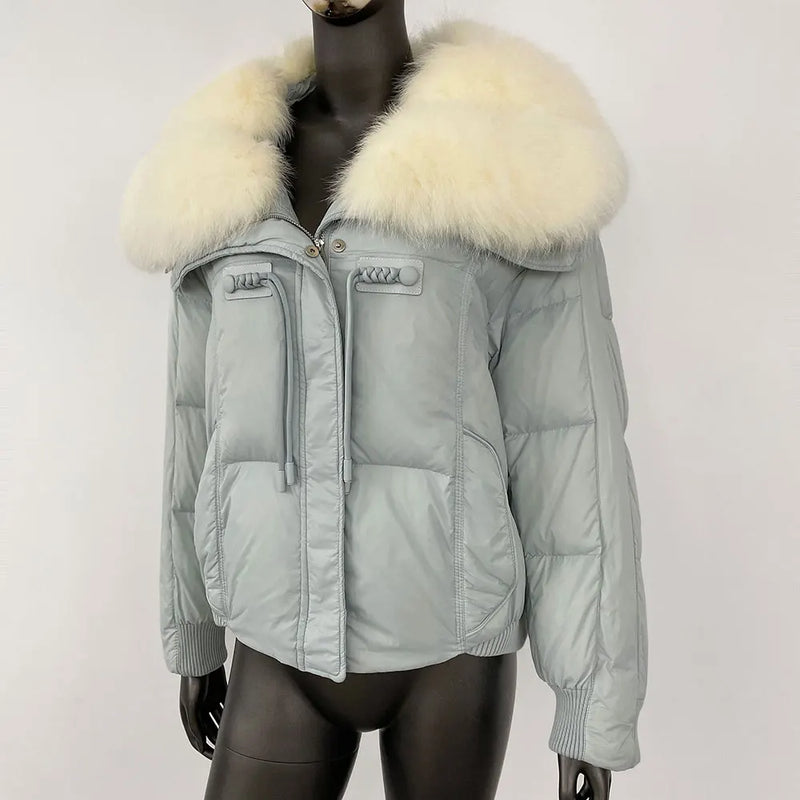 LE MANTEAU D'HIVER EN FOURRURE DE RENARD ALVARA