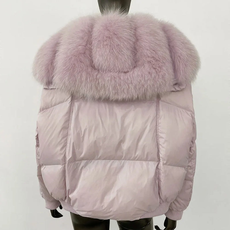 LE MANTEAU D'HIVER EN FOURRURE DE RENARD ALVARA