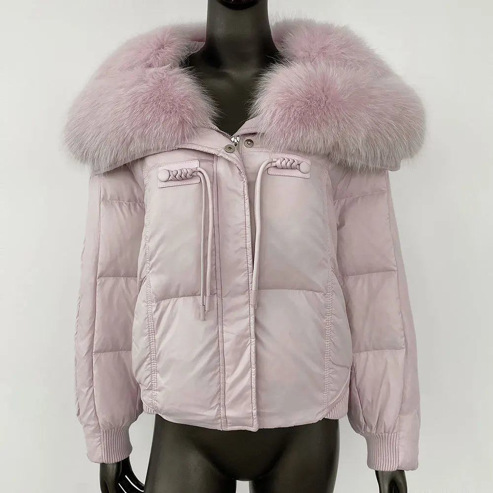 LE MANTEAU D'HIVER EN FOURRURE DE RENARD ALVARA