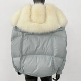 LE MANTEAU D'HIVER EN FOURRURE DE RENARD ALVARA