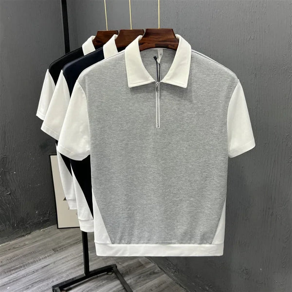 LE POLO ZIPPÉ LAREX