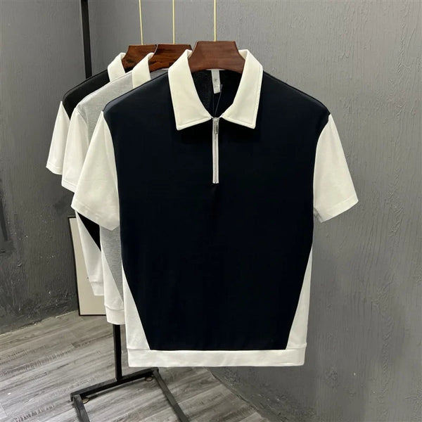 LE POLO ZIPPÉ LAREX