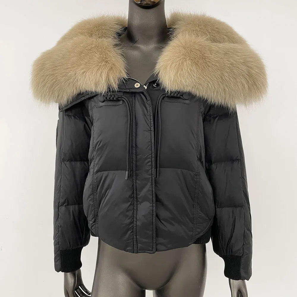 LE MANTEAU D'HIVER EN FOURRURE DE RENARD ALVARA