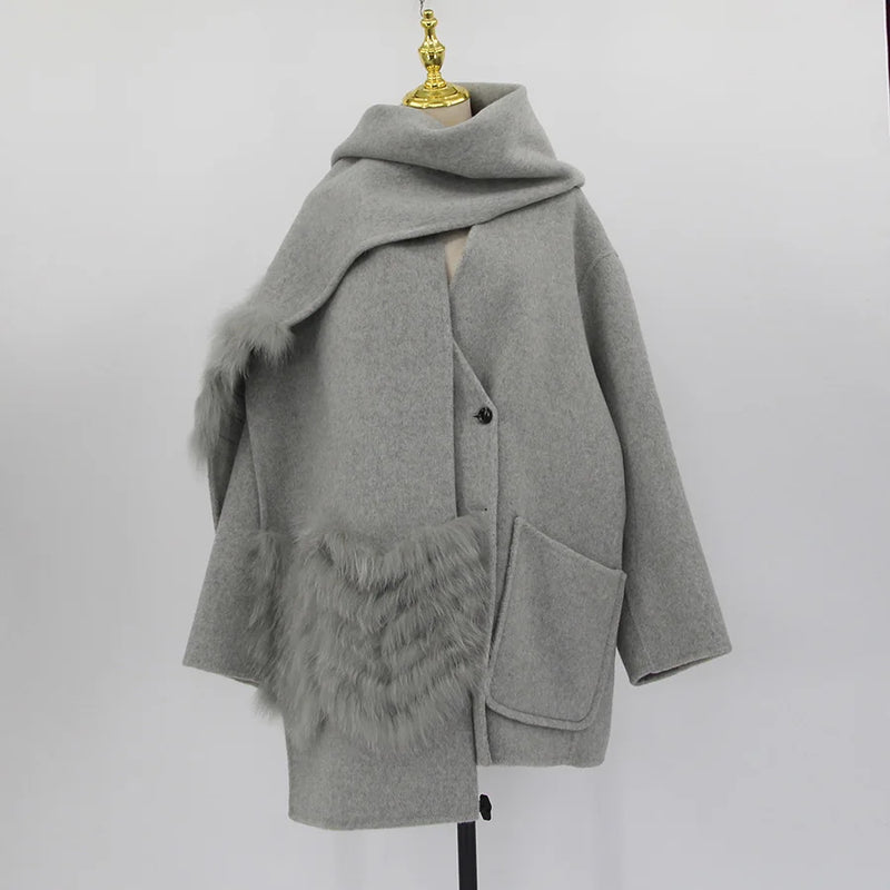 LE MANTEAU EN LAINE CACHEMIRE SEROVA